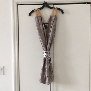 Kaufman Franco crystals sheath dress